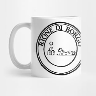 Rione Borgo b-text Mug